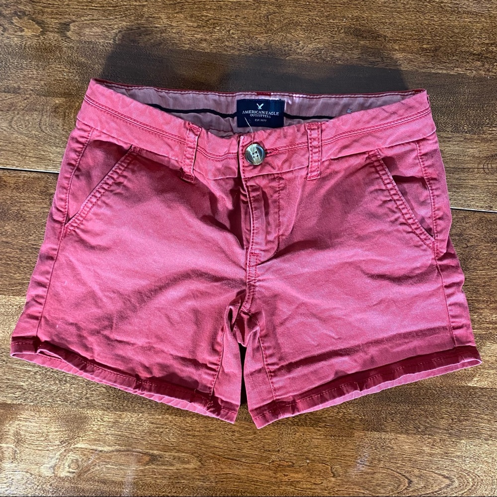 American Eagle Stretch Midi Shorts Womens Size